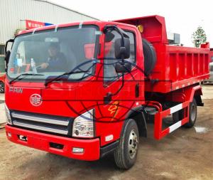 China 3 Cubic 6 Wheeler Tipper Truck , 3 - 5 Tons Light Duty Dual Axle Dump Truck on sale