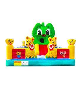 Quality Customizable Size Childrens Bounce House Inflatable Double Stitching wholesale