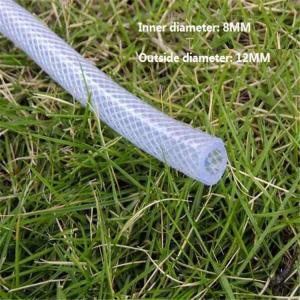 Quality Flexible Expandable Clear PVC Fiber Braided Reinforced Plastic Hose Water No Kink Garden pvc Hose For Gardening wholesale