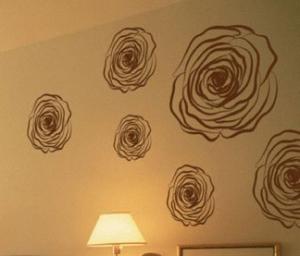 Quality Designer Reusable Wall Flower Stickers G226, /Floral Wall Stickers /Decal Wall Stickers /Wall Sticker Art wholesale