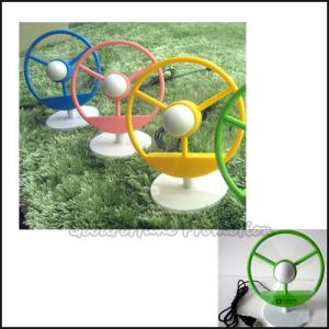 Quality Customed Cheap promotional Eco ABS Tone Shape desk usb flower mini fan printed logo gift wholesale