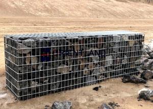 Quality Rust Proof Galfan Coated Welded Gabion Baskets , Garden Wall Decorative Gabion Baskets wholesale