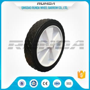 Quality PP Rim Rubber Wagon Wheels / Swivel Wheels 6&quot;X1.5&quot; Size Wear Resistance wholesale