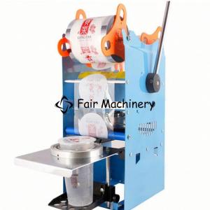 Quality 750W 500times/h Cup Filling Sealing Machine , 115mm Bubble Tea Cup Sealing Machine wholesale