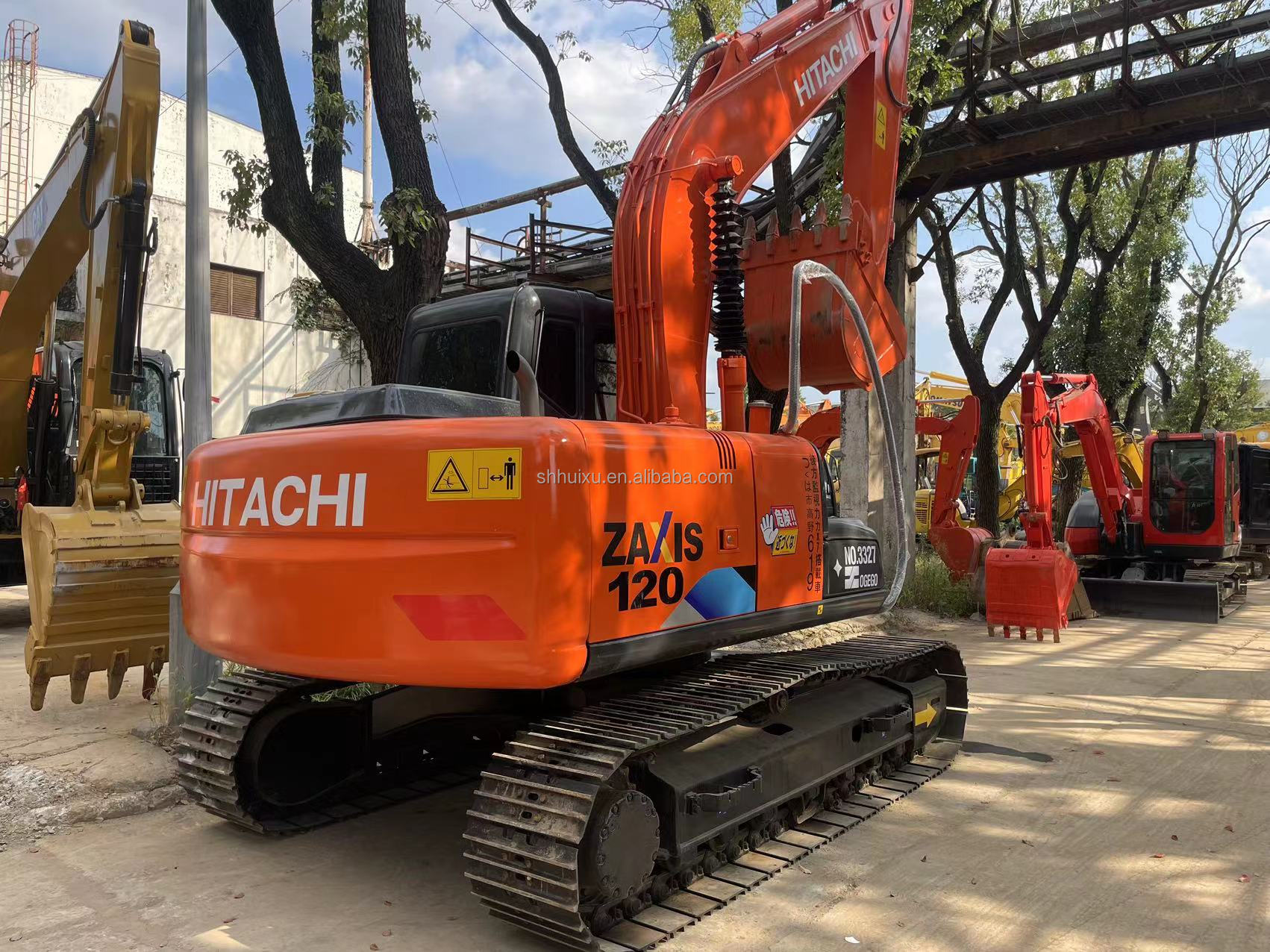 orange color used Hitachi zx120/second hand Hitachi zx120 with cheap price on sale
