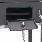UK Hotsale Outdoor Trolley Barbecue Grills BBQ Charcoal Barbeque Grills Smoker