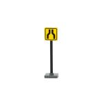 MOC street road city accessories all traffic signpost Indicator mini building