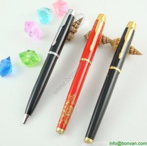 Quality logo printed Advertising gift custom promotional metal pens,roller pen &amp; ball pen wholesale