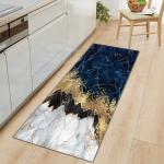 Long Square Marble Kitchen Floor Mats Stone Pattern Themed Doormat