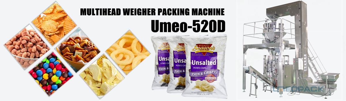 Automatic vertical crisps nitrogen potato chips weighing packaging machine
