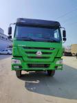 Front Lifting Style 6-8L Engine Capacity Green Color Tipping Trucks Secondhand