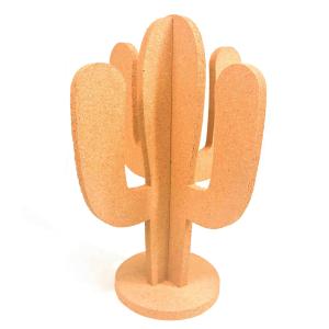 Quality H22cm Diy Personalised Cork Notice Board Pin Handicrafts Cactus Shape wholesale