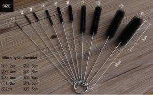 Quality Shenzhen Soft bristle design long cleaning nylon tube brush， eco friendly suction tube cleaning brush wholesale