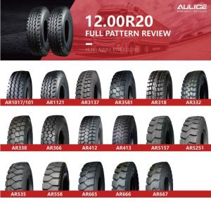 Quality ECE DOT SNI Certification Aulice Bus Radial Tyre / 12.00 R20 Tyres wholesale
