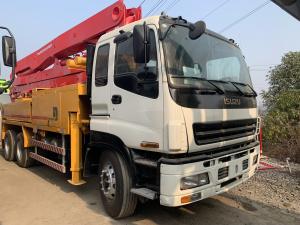 Quality 6 Putzmeister 38m Placing Boom Used Truck Mounted Concrete Pump Beton Pumper Machine wholesale
