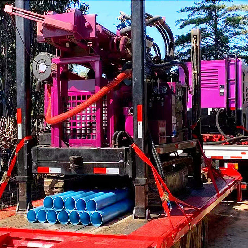 180m Deep Water Well Drilling Rig Full Hydraulic Borehole Portable Water Drilling Rig