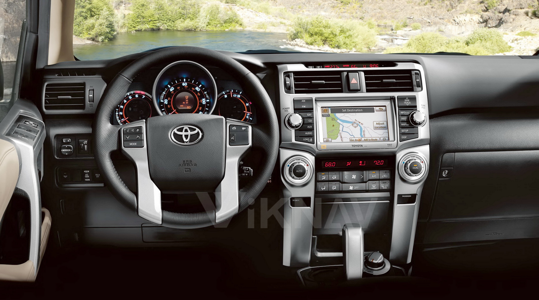 Viknav Car Radio For Toyota 4 Runner (2009-2019) 13.6 inch Multimedia Player GPS Navigation Auto Stereo
