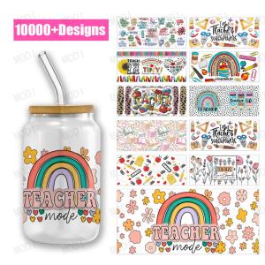 Quality UV DTF Cup Wrap Transfers 16oz Alta Calidad Custom Pretty Princess UV DTF Transfers For Cups Wraps Wholesale wholesale