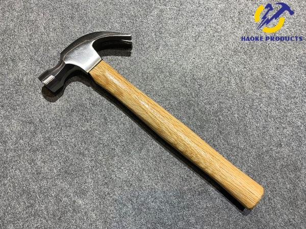 8OZ-24OZ Forged Steel Materials American Type Claw Hammer With Natural Color