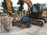 Besides River Canal 8 Meter Hydraulic Pile Driver Equipment