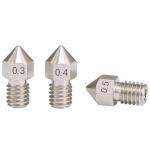 Screw Diameter 6mm 7*15.5mm 3D Printer Nozzle Stainless Steel