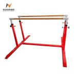 Wooden Outdoor Fitness Gymnastics Parallel Bars in 180*166*80-160cm Size for