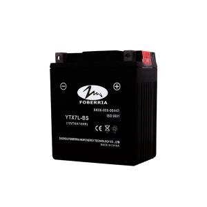 Quality Motorcycle Battery YTX7L Lead Acid Dry Battery 12V7ah Lightest Motorcycle Battery wholesale