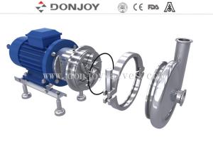 Quality SS316L Sanitary Grade Centrifugal Pump With Clamp Connection wholesale