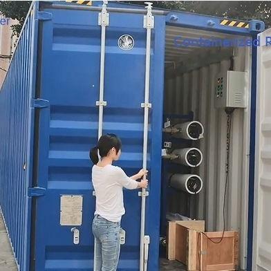 Containerized Mobile Brackish Salt Water Solar Powered Sea Water Desalination