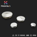Nickel Plated Brass Accessories IP54 Round Screw Plug Caps