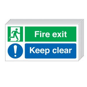 Quality Customized Green Photoluminescent Safety Exit Sign Glow In The Dark wholesale