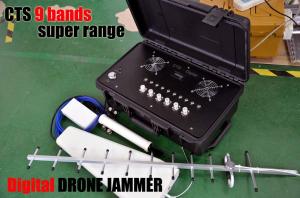Quality Digital Directional Drone Jammer For 310-470Mhz 800MHZ 900mHZ Gps &amp; Glonass wholesale
