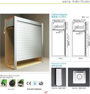 Quality Kitchen Cabinet Roller Shutter Door Remote Control/Automatic Roll up Garage Door/Rapid Roller wholesale