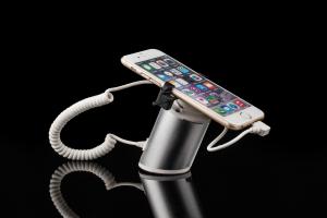 Quality COMER anti-theft cable locking systems for gsm mobile phone security gripper clip stands wholesale