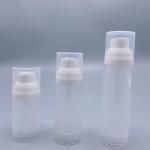 15ml 30ml 50ml PP Reusable Airless Pump Bottles For Serum Skin Care