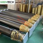 15m lockable pneumatic telescopic mast 350kg payloads for mobile telecom cell