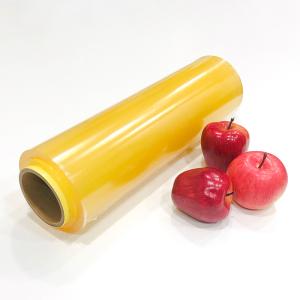 Quality Anti Moisture Food Plastic Wrap Roll 10mic - 15mic thick PVC Packaging Film wholesale