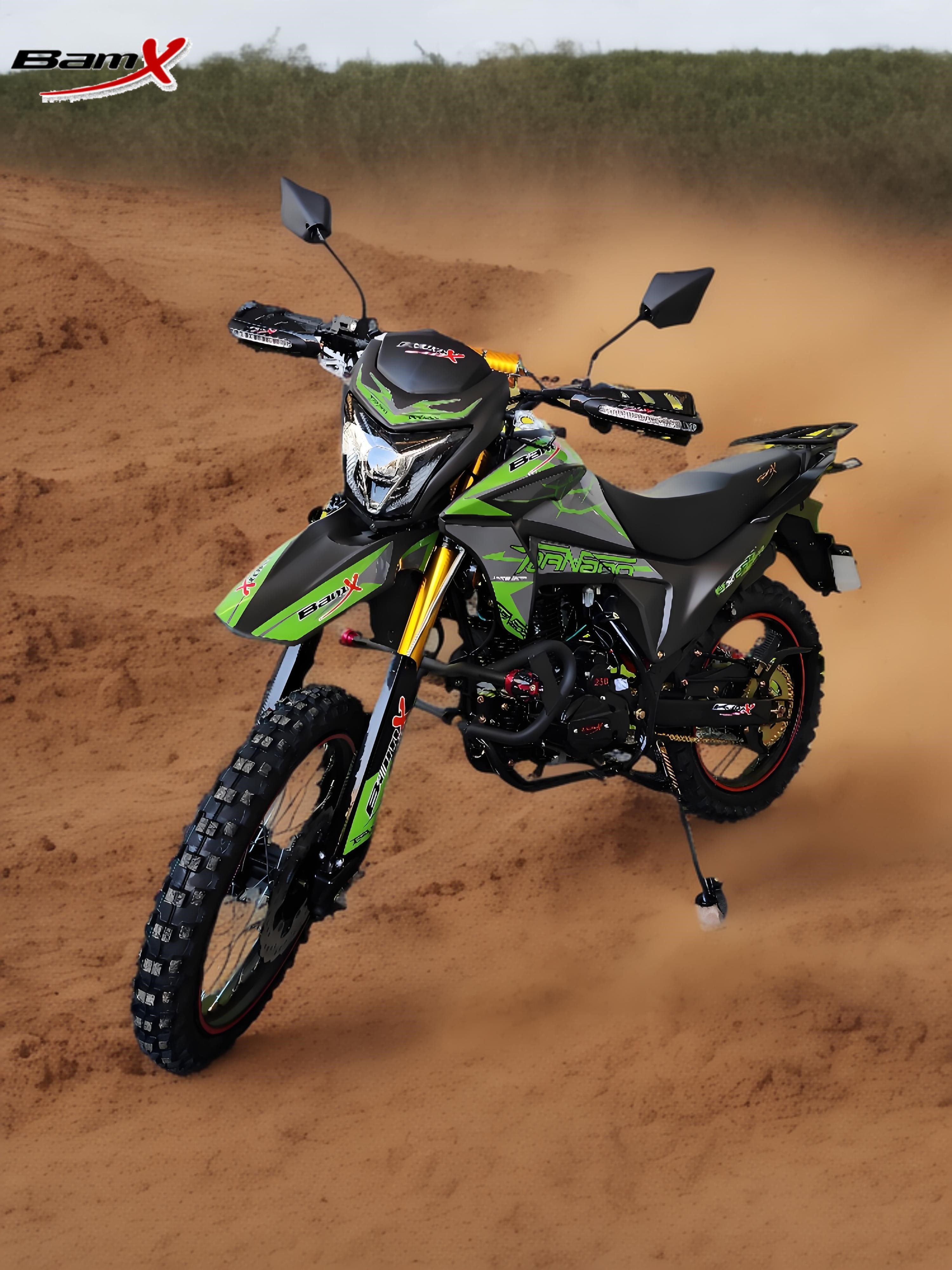 Speedometer And Odometer Equipped Dual Sport Motorcycle with Water Cooling Engine