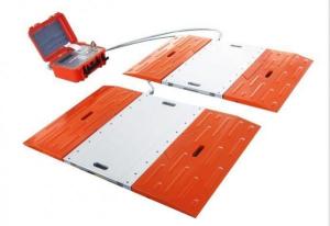 Quality Cabled Type Truck Axle Scales , Vehicle Weight Scales Alloy Aluminum Material wholesale