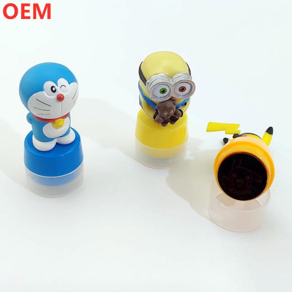 OEM Factory Custom 3d Figure Stamp Toys For Kids Cartoon Figure Stamp Toys