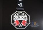 Metal Material Custom Sports Medals Personalized Medallions With Adidas Logo