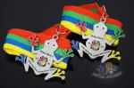 5k 10k Marathon Custom Metal Award Medals For Frog Logo Sports Running