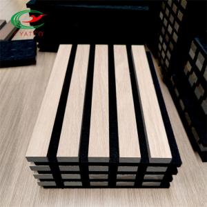 Quality FSC Wood Slat Sound Acoustic Panel Durable High Density Polyester wholesale