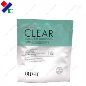 Quality SGS 3 Side Seal Pouch Easy Tear Custom Logo Plastic Mask Packaging Bags wholesale