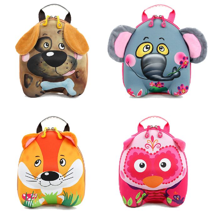 Small Dragon Shape Primary School Bag 3D Stereoscopic Hard Shell Material