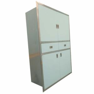 Quality Wall Mounted 201 1300H Stainless Steel Medical Cabinet For Hospital wholesale