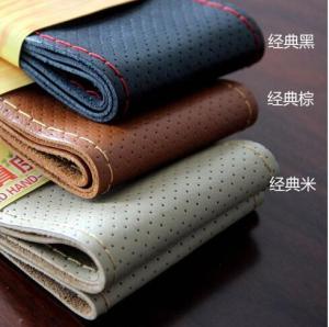 Quality steering wheel cover DIY sewing by hand steering hubs 38cm wholesale