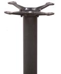 Eco Friendly Outdoor Table Base Black Wrinkle Powder Coated Coffee Table Legs