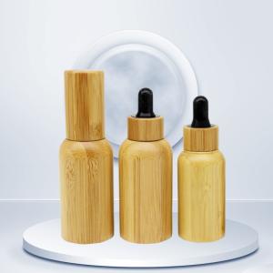 Quality Wooden Lid Serum Boston Dropper Bottles 20ml 30ml 50ml Leak Proof wholesale