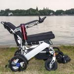 Ultralight Foldable Lithium Ion Battery Powered Wheelchair